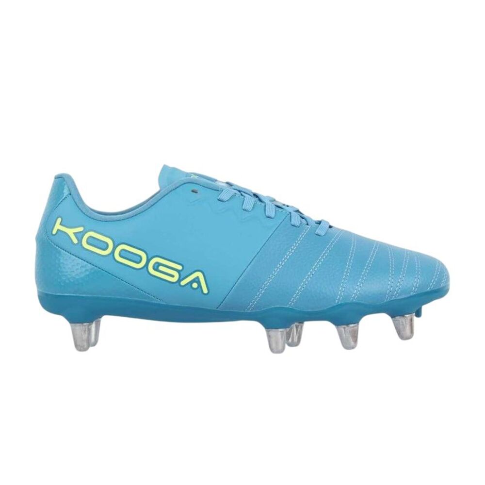 KooGa Mens Power SG Leather Rugby Boots / Teal